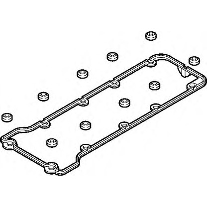 Photo Gasket, cylinder head cover WILMINK GROUP WG1086545