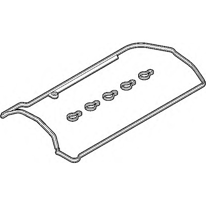 Photo Gasket, cylinder head cover WILMINK GROUP WG1086959