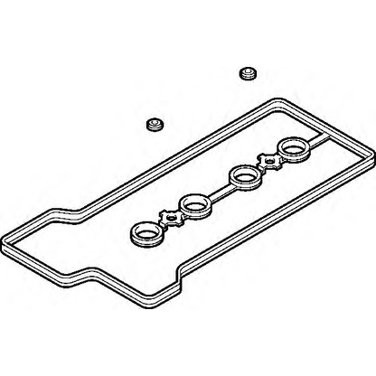 Photo Gasket, cylinder head cover WILMINK GROUP WG1192455