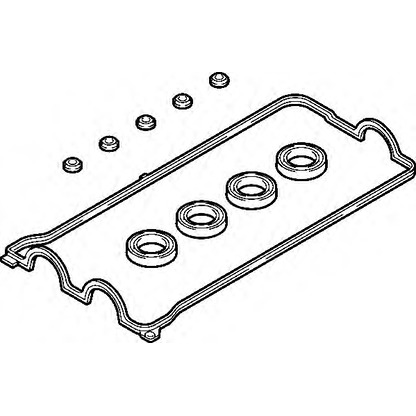 Photo Gasket, cylinder head cover WILMINK GROUP WG1192456