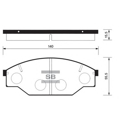 Photo Brake Pad Set, disc brake FI.BA FBP1121