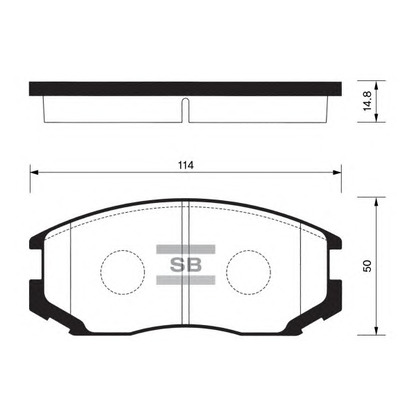 Photo Brake Pad Set, disc brake FI.BA FBP1142