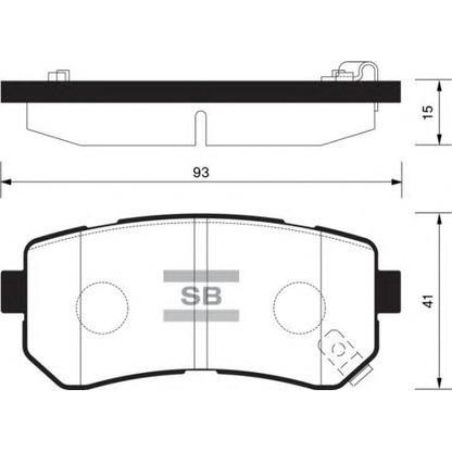 Photo Brake Pad Set, disc brake FI.BA FBP1187