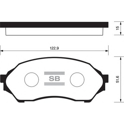 Photo Brake Pad Set, disc brake FI.BA FBP1227