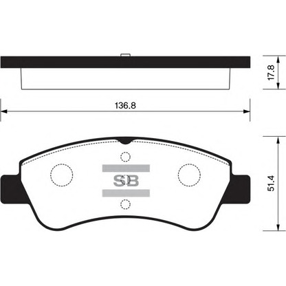 Photo Brake Pad Set, disc brake FI.BA FBP1241