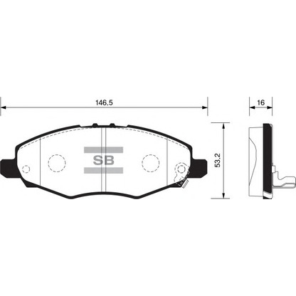 Photo Brake Pad Set, disc brake FI.BA FBP1412