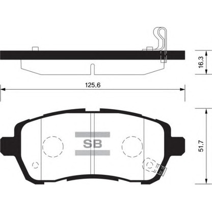 Photo Brake Pad Set, disc brake FI.BA FBP2113