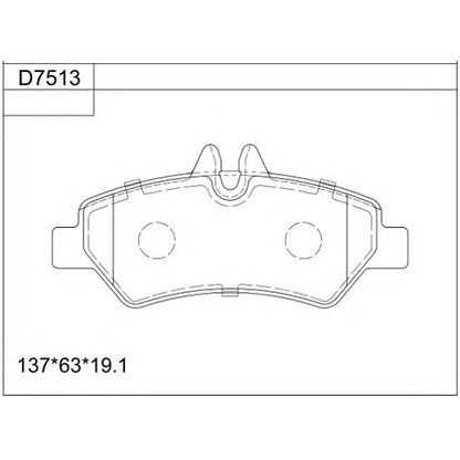 Foto Kit pastiglie freno, Freno a disco ASIMCO KD7513