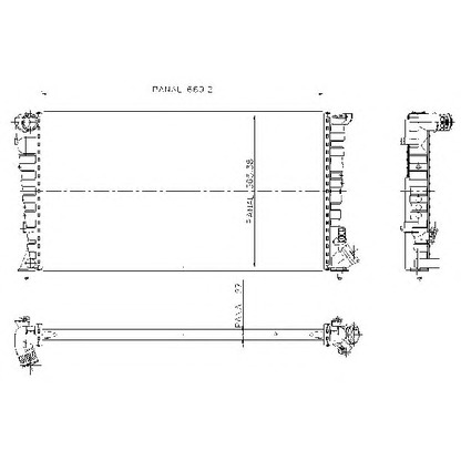 Photo Radiator, engine cooling ORDONEZ 1020638809