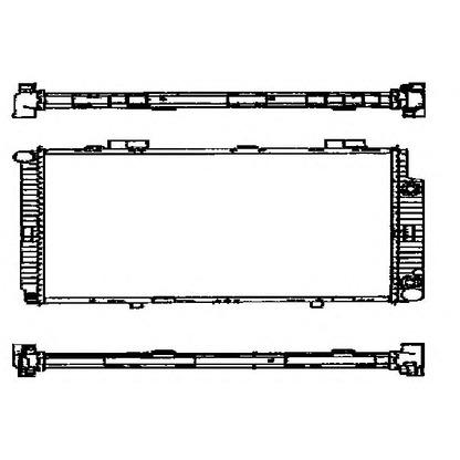 Foto Radiador, refrigeración del motor ORDONEZ 2060149