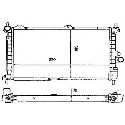 Foto Kühler, Motorkühlung ORDONEZ 2060155