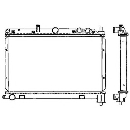 Photo Radiateur, refroidissement du moteur ORDONEZ 2060172