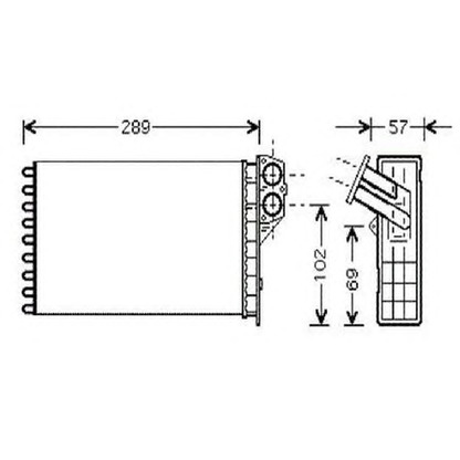 Photo Heat Exchanger, interior heating ORDONEZ 2061927