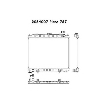 Photo Radiateur, refroidissement du moteur ORDONEZ 2064007