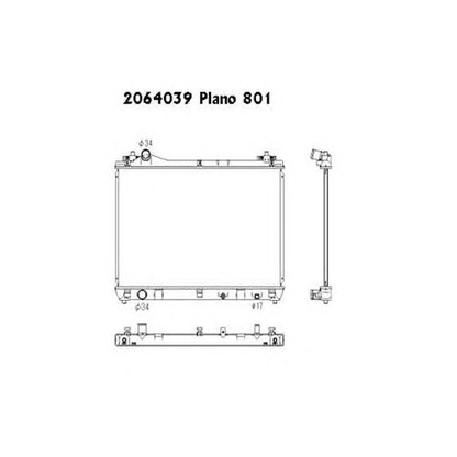 Photo Radiateur, refroidissement du moteur ORDONEZ 2064039