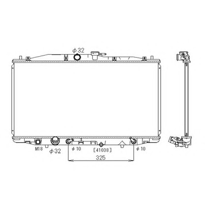 Photo Radiateur, refroidissement du moteur ORDONEZ 2064105