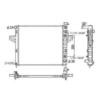 Photo Radiateur, refroidissement du moteur ORDONEZ 2064109