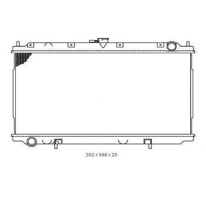 Photo Radiateur, refroidissement du moteur ORDONEZ 2065017