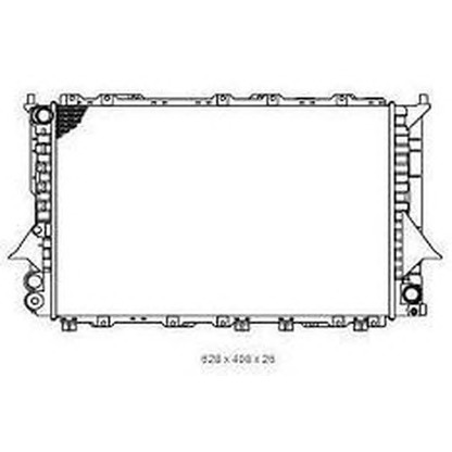 Photo Radiateur, refroidissement du moteur ORDONEZ 2065066