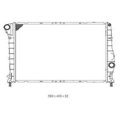 Photo Radiator, engine cooling ORDONEZ 2065070