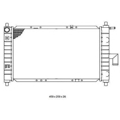 Photo Radiateur, refroidissement du moteur ORDONEZ 2065071