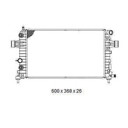 Photo Radiator, engine cooling ORDONEZ 2065090