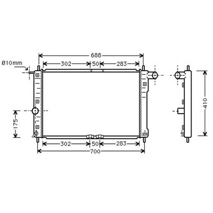 Photo Radiator, engine cooling ORDONEZ 2065125