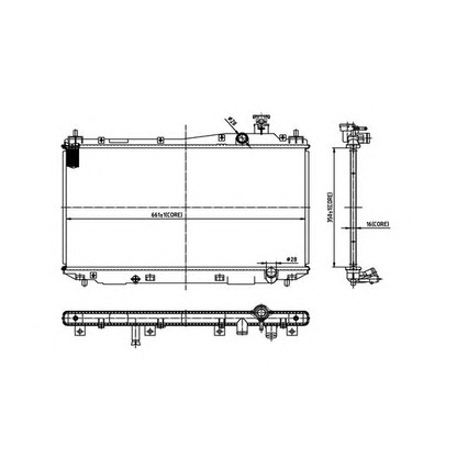 Foto Radiador, refrigeración del motor ORDONEZ 2066024