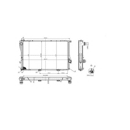 Photo Radiateur, refroidissement du moteur ORDONEZ 2066034