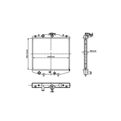 Photo Radiator, engine cooling ORDONEZ 2066063