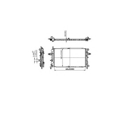 Photo Radiateur, refroidissement du moteur ORDONEZ 2066069