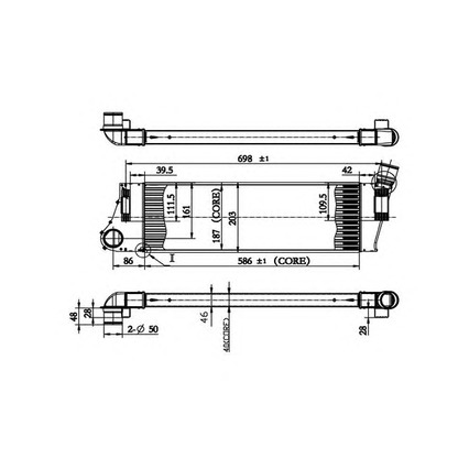 Photo Intercooler, échangeur ORDONEZ 2066533