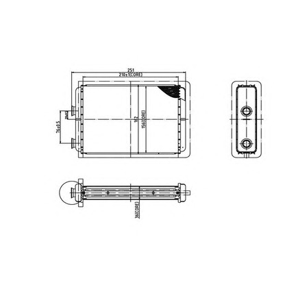 Photo Heat Exchanger, interior heating ORDONEZ 2066904