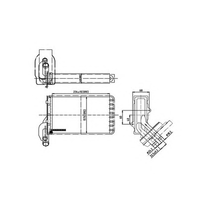 Photo Heat Exchanger, interior heating ORDONEZ 2066907