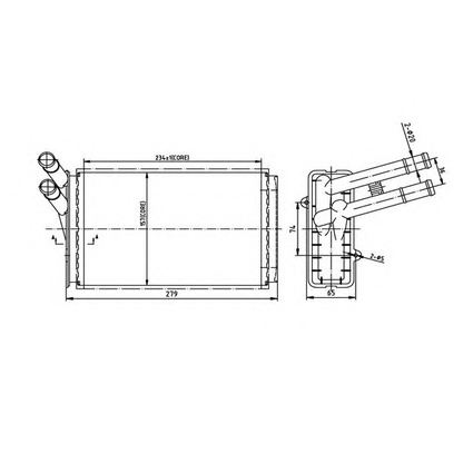 Photo Heat Exchanger, interior heating ORDONEZ 2066910