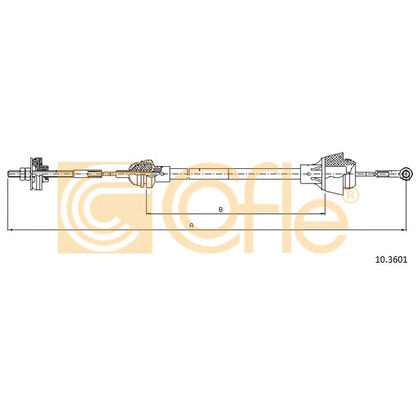 Photo Clutch Cable COFLE 103601