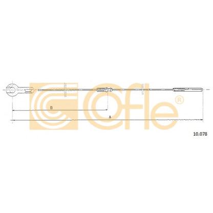 Foto Cable del acelerador COFLE 10078