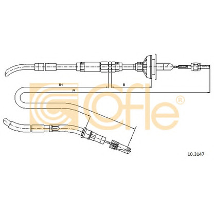 Photo Clutch Cable COFLE 103147