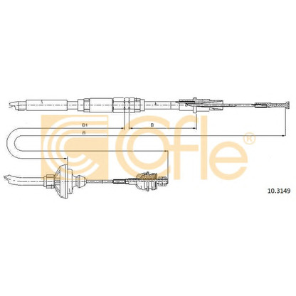 Photo Clutch Cable COFLE 103149