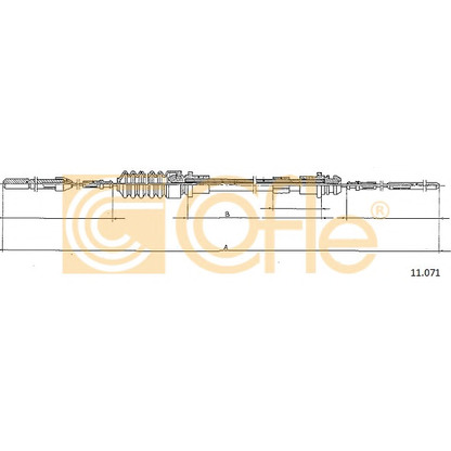 Фото Тросик газа COFLE 11071