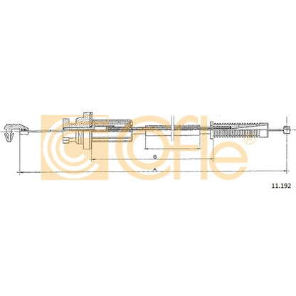 Фото Тросик газа COFLE 11192