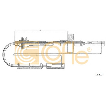 Photo Clutch Cable COFLE 11202