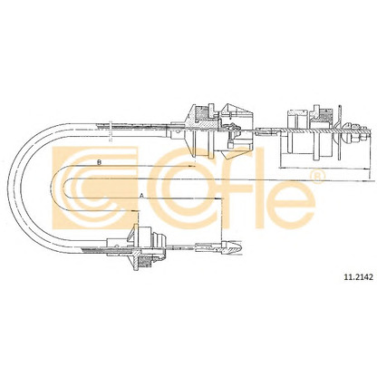 Photo Clutch Cable COFLE 112142