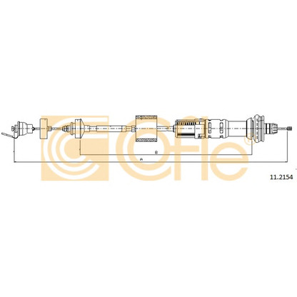 Photo Clutch Cable COFLE 112154