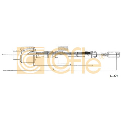 Photo Clutch Cable COFLE 11224