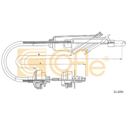 Photo Clutch Cable COFLE 112251