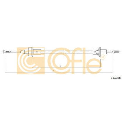 Photo Clutch Cable COFLE 112328