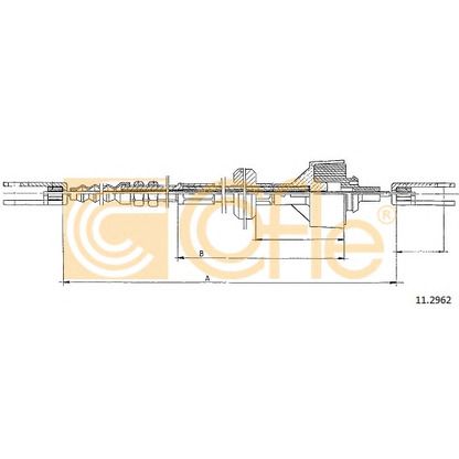 Foto Cable de accionamiento, accionamiento del embrague COFLE 112962