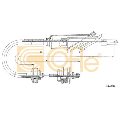 Photo Clutch Cable COFLE 113011