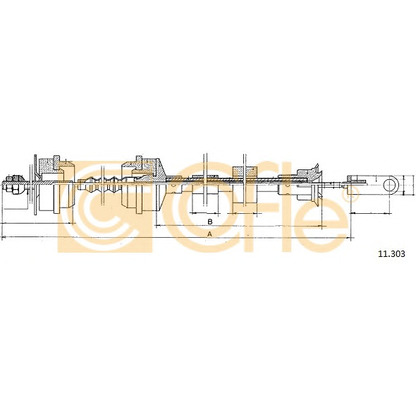 Photo Clutch Cable COFLE 11303